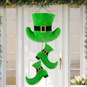 2 Pcs 12 Inch Vintage Halloween Witch Wall Decor Primitive Hanging Witch Shoes Hat Set Halloween Door Sign for Farmhouse Front Door Porch Decor in Kuwait