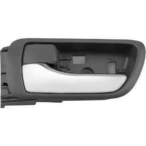 Gledewen Interior Door Handle Front Rear Left Driver Side with Door Lock Button Chrome Lever, Compatible with Toyota Camry 2002-2006,Replaces# 6920633040,69206AA021B2