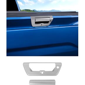 Tailgate Door Handle Cover Trim Decor Bezel Fit for Ford F150 F-150 2015-2020 Car Exterior Accessories, Chrome