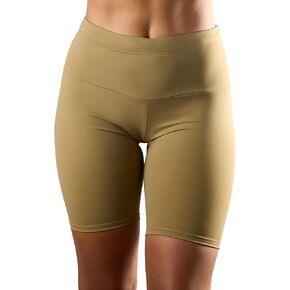 Underworks Vulvar Varicosity Support Gym Shorts for Women - Khaki - Small
