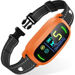 Dog Bark Collar, FAFAFROG Rechargeable Smart Collar, Anti Barking Training Collar with 5 Adjustable Sensitivity Beep Vibration Shock, Bark Collar for Large Medium Small Dogs (Pink) in Kuwait