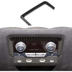 RT-TCZ Rear Center Console Trim Cover Decoration Interior Accessories Compatible with Chevy Suburban SUV 2020-2023,for GMC Yukon 2021-2023,for Chevrolet Tahoe 2021-2023