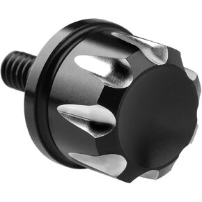 Seat Bolt Tab Screw Mount Chrome Compatible with Harley Sportster Wide Glide Road King Softail Dyna Street Glide Road Glide Ultra Glide Touring 1996-2024 (Chrome)