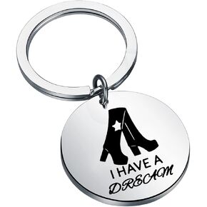 AKTAP Mamma Musical Movie Inspired Keychain Mia Music Jewelry I HAVE A DREAM Gift for Musical Lover (Mamma Musical Keychain)