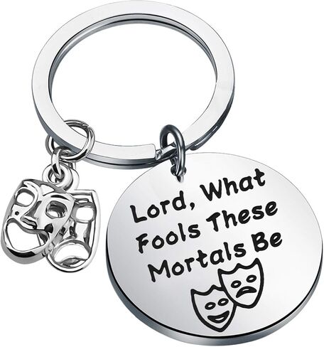 FAADBUK مضحك شكسبير ليلة منتصف الصيف حلم كتاب نادي المفاتيح الرب، ما الحمقى هؤلاء البشر يكون المجوهرات الدراما مسرح قناع هدية للممثلة الممثلة (ما الحمقى K-S) in Kuwait