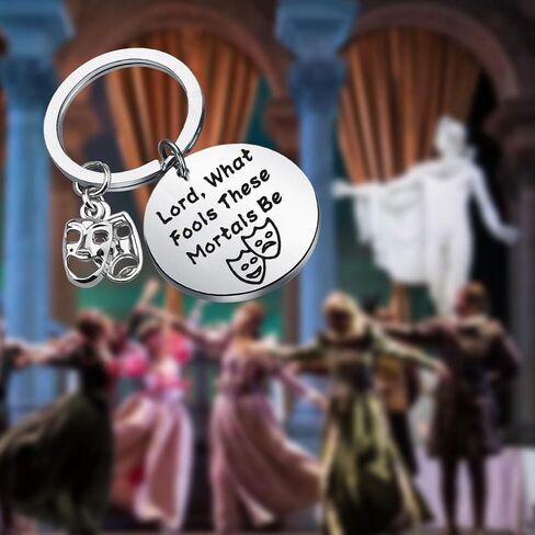 FAADBUK مضحك شكسبير ليلة منتصف الصيف حلم كتاب نادي المفاتيح الرب، ما الحمقى هؤلاء البشر يكون المجوهرات الدراما مسرح قناع هدية للممثلة الممثلة (ما الحمقى K-S) in Kuwait