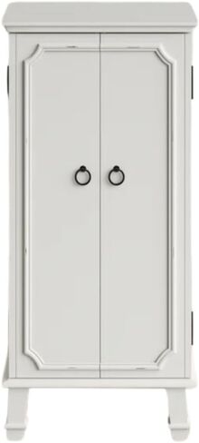 Hives and Honey Casey Fully Locking Jewelry Armoire – Wood Cabinet with Mirror, 7 Storage Drawers, Necklace Hooks, Anti-Tarnish Lining, Divided Compartments in Saudi Arabia