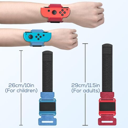 YUANHOT Adjustable Wrist Bands for Switch Joy-Con, Dance Workout, 2 Pack in Kuwait
