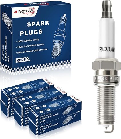 إيريديوم البلاتين شمعات الإشعال 6 حزمة 93911 LKR7AIX يناسب مرسيدس بنز E350 ML350 R350 C230 C250 C280 C300 C350 CLK350 GLK350 SLK350 وميتسوبيشي أوتلاندر 2006 2007 2008 2009 2010 2011 V6 3.0 لتر 3.5 لتر in Kuwait