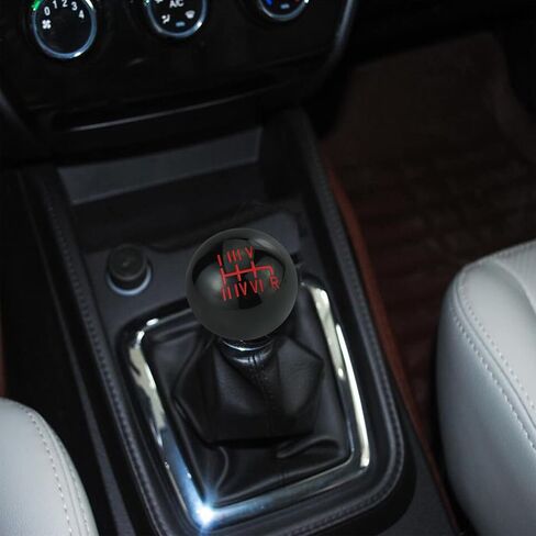 Arenbel 6 Speed Gear Knob Car Shifter Handle Blue Ball Shift Lever Stick Speed Replacement Fit Most Auto Manual Transmissions in Saudi Arabia