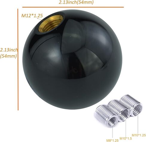 Arenbel 6 Speed Gear Knob Car Shifter Handle Blue Ball Shift Lever Stick Speed Replacement Fit Most Auto Manual Transmissions in Saudi Arabia