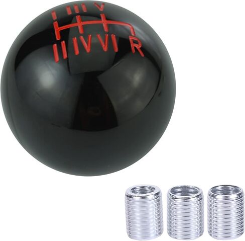 Arenbel 6 Speed Gear Knob Car Shifter Handle Blue Ball Shift Lever Stick Speed Replacement Fit Most Auto Manual Transmissions in Saudi Arabia