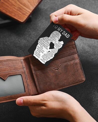 طرسوس هدايا عيد الأب للأب من ابنة الأطفال، محفظة أفكار هدايا عيد ميلاد الأب من ابنة الأب هدايا عيد الميلاد للأب الذي لا يريد شيئًا لديه كل شيء in Kuwait