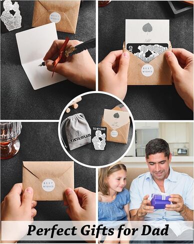 طرسوس هدايا عيد الأب للأب من ابنة الأطفال، محفظة أفكار هدايا عيد ميلاد الأب من ابنة الأب هدايا عيد الميلاد للأب الذي لا يريد شيئًا لديه كل شيء in Kuwait