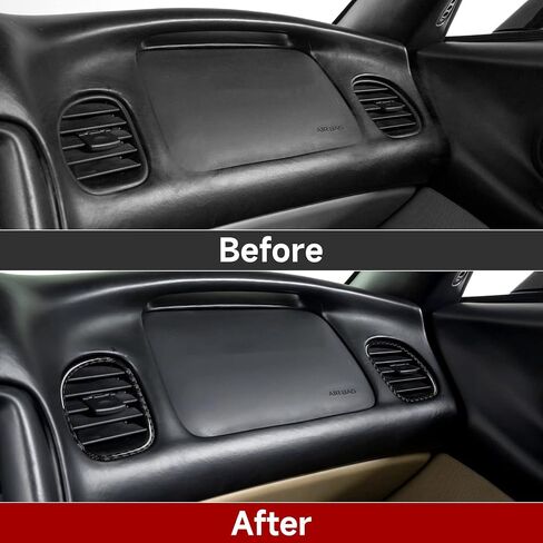Carbon Fiber Car Gear Shift Panel Sticker Decal Interior Trim Cover for C5 Z06 1998 1999 2000 2001 2002 2003 2004 Car Decoration Accessories in Saudi Arabia