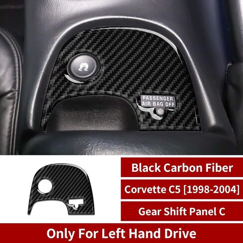 Carbon Fiber Car Gear Shift Panel Sticker Decal Interior Trim Cover for C5 Z06 1998 1999 2000 2001 2002 2003 2004 Car Decoration Accessories in Saudi Arabia