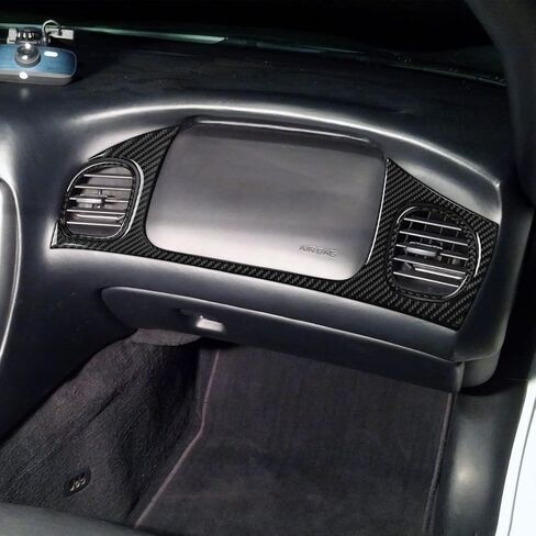 Carbon Fiber Car Gear Shift Panel Sticker Decal Interior Trim Cover for C5 Z06 1998 1999 2000 2001 2002 2003 2004 Car Decoration Accessories in Saudi Arabia