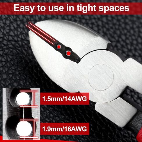 6 Inch Flat Nose Pliers with Serrated Jaw Precision Duck Bill Fine Pliers Multipurpose for Maintenance Flat Nose Pliers Wire Bending Straightening Pliers Precision Pliers for Jewelry Making in Kuwait
