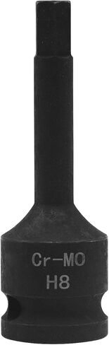 YXQ H22 (22mm) Hex Impact Bit Socket, 1/2-Inch Drive Allen Bit Socket, Hex Impact Socket, Cr-Mo Steel, Master Impact Hex Driver in Kuwait