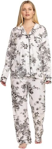 Johnny Was Carly Dreamer Ivory White PJ Set Cotton Floral Home Lounge Wear New, Small in Saudi Arabia