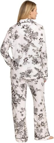 Johnny Was Carly Dreamer Ivory White PJ Set Cotton Floral Home Lounge Wear New, Small in Saudi Arabia