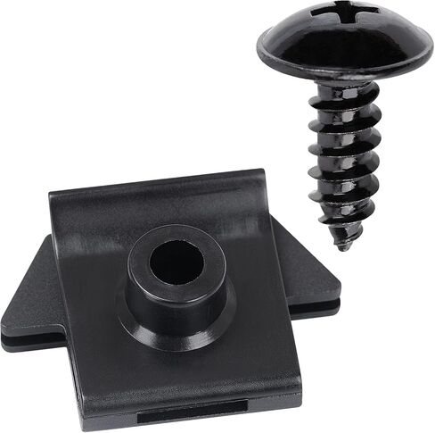 OAUTOO 10sets M5.5(#12) Fender Liner Screw with Grommet Kit for Nissan 01454-N5061, 63848-D4001 200SX 240SX Altima Armada Frontier Maxima NV Pathfinder Quest Titan Xterra G20 Q45 QX56 1987-On in Saudi Arabia