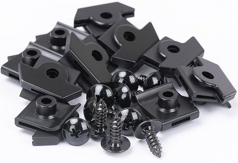 OAUTOO 10sets M5.5(#12) Fender Liner Screw with Grommet Kit for Nissan 01454-N5061, 63848-D4001 200SX 240SX Altima Armada Frontier Maxima NV Pathfinder Quest Titan Xterra G20 Q45 QX56 1987-On in Saudi Arabia
