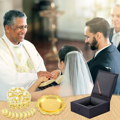 Wedding Arras Coins Set Arras Para Boda Catolica Decoracion Heart Shaped Box 13 Virgen of Guadalupe Coins Virgen De Guadalupe Gift Box Arras De Boda Cristiana Wedding Accessories (Silver) in Kuwait