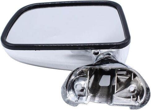 A Pair of Door Mirrors Chrome Manual Side View Mirrors Set for 87-88 Toyota Pickup Truck 4 Runner in Kuwait