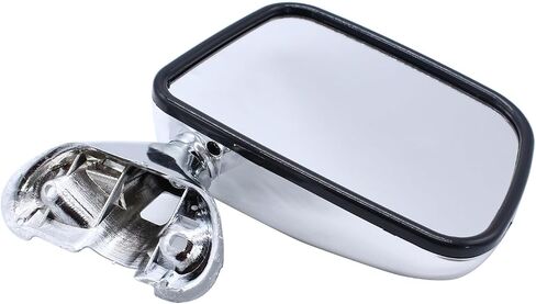 A Pair of Door Mirrors Chrome Manual Side View Mirrors Set for 87-88 Toyota Pickup Truck 4 Runner in Kuwait