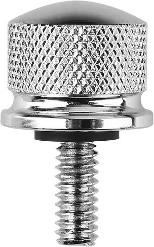 Seat Bolt Tab Screw Mount Chrome Compatible with Harley Sportster Wide Glide Road King Softail Dyna Street Glide Road Glide Ultra Glide Touring 1996-2024 (Chrome) in Kuwait