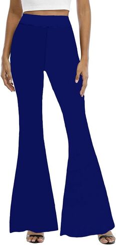 WSPLYSPJY Palazzo Pants for Women Buttery Soft High Waisted Flare Pants Leggings Womens in Kuwait