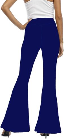 WSPLYSPJY Palazzo Pants for Women Buttery Soft High Waisted Flare Pants Leggings Womens in Kuwait