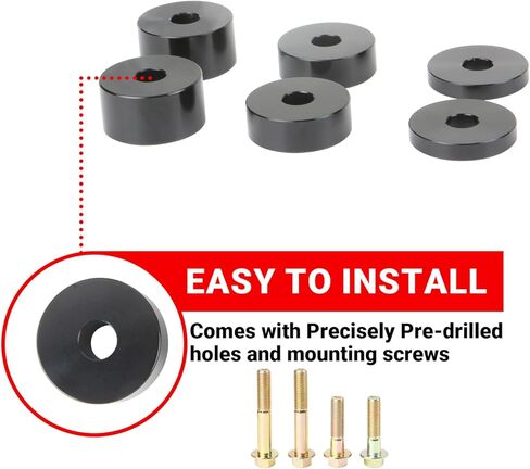 طقم رفع فاصل المقعد الأمامي القابل للتعديل 0.25 بوصة إلى 1.5 بوصة متوافق مع مجموعة رفع المقعد Toyota Tacoma 4Runner FJ GX 2003-2021 in Kuwait