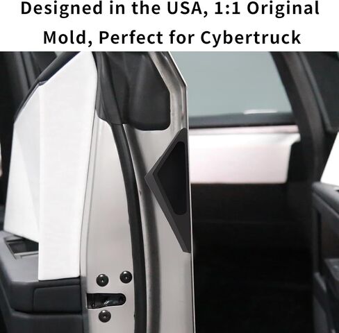 Door Handles for Cybertruck Accessories 4Pack Anti-Fingerprint Door Handles Cybertruck 2024(4pcs, Black) in Saudi Arabia