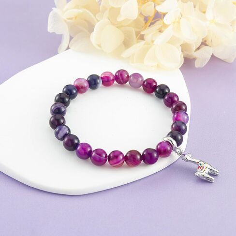 Llama Gifts for Women Llama Bracelet Alpaca Gifts for Llama Lovers Llama Charm Jewelry Inspirational Animal Gifts for Women in Saudi Arabia