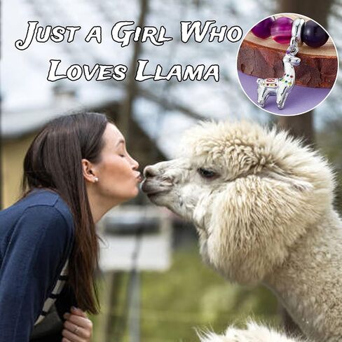 Llama Gifts for Women Llama Bracelet Alpaca Gifts for Llama Lovers Llama Charm Jewelry Inspirational Animal Gifts for Women in Saudi Arabia