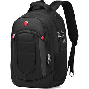 Omnpak حقيبة ظهر للكمبيوتر المحمول للسفر للرجال مضادة للسرقة ومقاومة للماء حقيبة ظهر جامعية مع شحن USB معتمد من شركة الطيران وحقيبة ظهر يومية متعددة الوظائف للنساء تناسب أجهزة الكمبيوتر المحمولة مقاس 15.6 بوصة in Kuwait