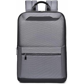 Slim laptop backpack men, Expandable laptop backpack，Flatpack，15.6 "Laptop backpack, Travel Laptop backpack for Men, College backpack (Black)