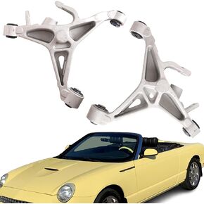 2PCS Rear Lower Control Arm with Bushing Fit for Ford Thunderbird fit for Jaguar S-Type fit for Lincoln LS 2000-2003, Rear Lower Left & Right Control Arm Replace# K621951 K621952 521-937 521-938