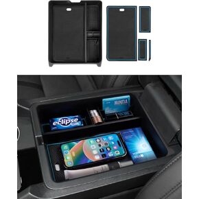 FIILINES Center Console Organizer Compatible with Honda Pilot 2023 2024 Armrest Storage Box ABS Insert Container 2023 2024 2025 Pilot Accessories