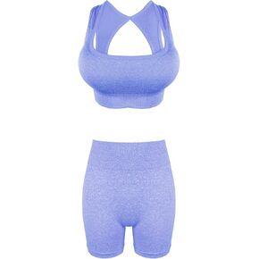 Women's Tight 2 Piece Sportswear Casual Clothing High Waist Yoga Suit Women's Pilates Exercise Clothing