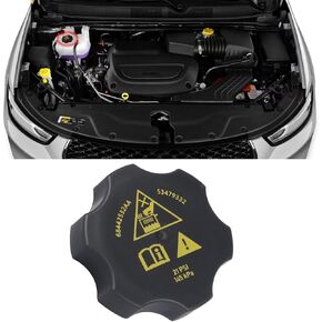 Car Radiator Coolant Reservoir Cap Coolant Reservoir Tank Replacement Compatible with Durango 2016-2021 68442532AA 68249136AA 53479332