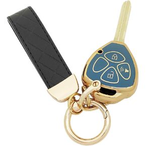 TPU Key Fob Cover Case Compatible with Toyota Scion Tc Camry Rav4 Corolla 4Runner Yaris Matrix Venza Avalon