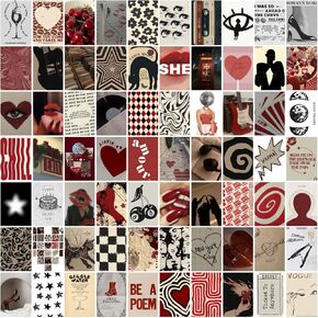 Leifyson 70pcs Wall Collage Kit Aesthetic Picures, Pink Preppy Room Decor Aesthetic Collage Picture Wall Decor Posters for Teen Girls Bedroom Dorm (4x6 inch) in Kuwait