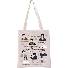 G2TUP Actor Inspired Gift Lee Min-H Tote Bag Korean Drama Lover Handbag South Korean Culture Gift