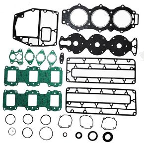 Power Head Gasket Kit HP 84' & UP Fit for Yamaha 1975-1990 75/85 / 90 HP 3 Cyl. Replace 500-335 688-W0001 688-W0001-00-00 for Sierra 18-4415