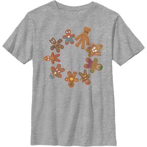 Marvel Avengers Gingerbread Cookie Circle Boys T-Shirt