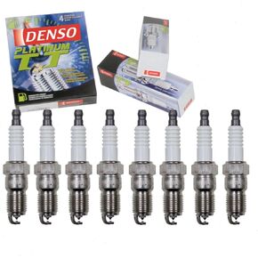 8 pc DENSO Platinum TT Spark Plugs compatible with GMC Sierra 1500 4.8L 5.3L 6.0L 6.2L V8 1999-2013