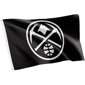 Desert Cactus Denver Nuggets Flag NBA 100% Polyester Indoor Outdoor 3x5 feet National Basketball Association Team Flags (Flag #1)